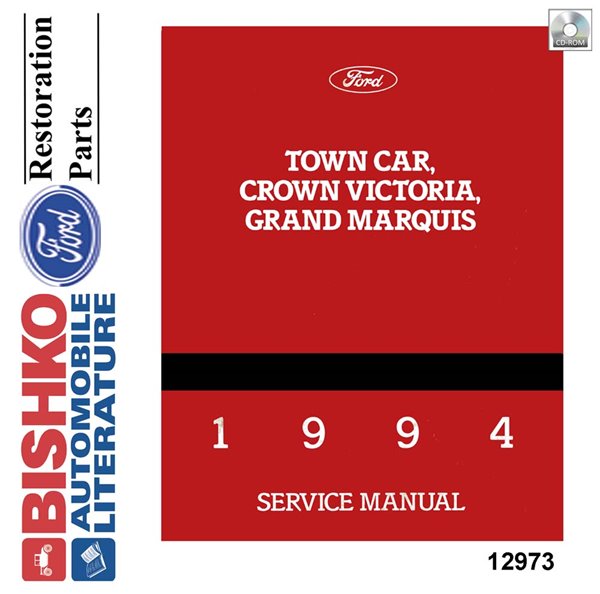 1994 Ford Crown Victoria, Town Car, Grand Marquis Factory Shop Service Manual