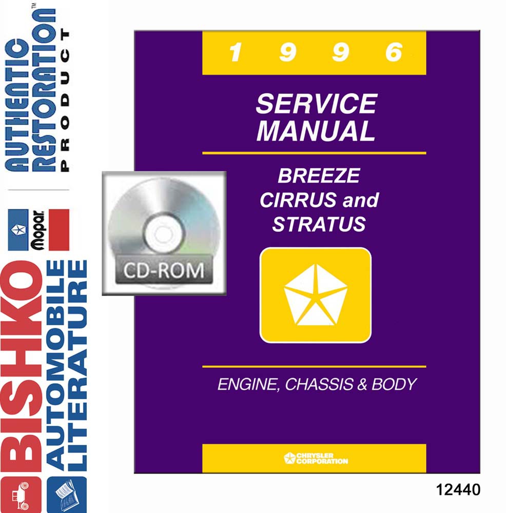 1996 Chrysler Cirrus, Stratus, Breeze Factory Shop Service Manual
