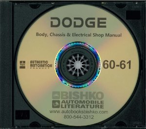 1960–1961 Dodge All Models Factory Shop Service Manual