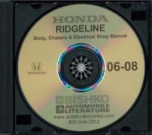 2006–2008 Honda Ridgeline Factory Shop Service Manual