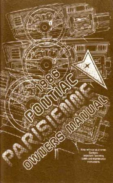 1986 Pontiac Parisienne Owner's Manual