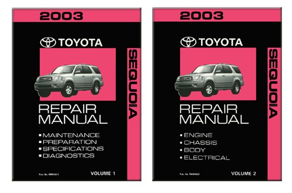 2003 Toyota Sequoia Factory Shop Service Manual