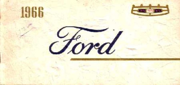 1966 Ford Galaxie, LTD Owner's Manual