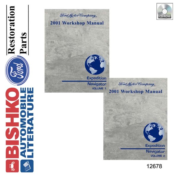 2001 Ford Truck Expedition, Navigator Factory Shop Service Manual