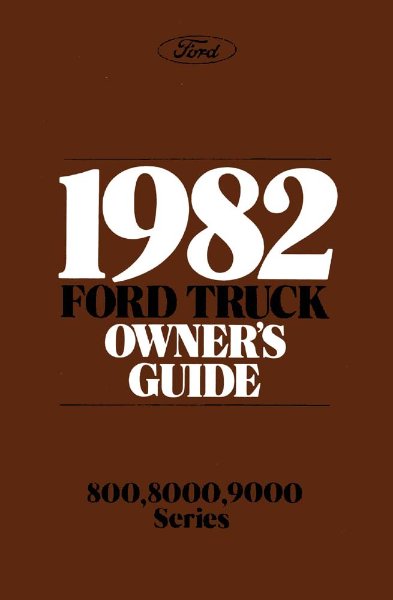 1982 Ford Heavy Duty Truck Owner's Manual