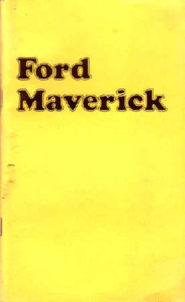 1974 Ford Maverick Owner's Manual