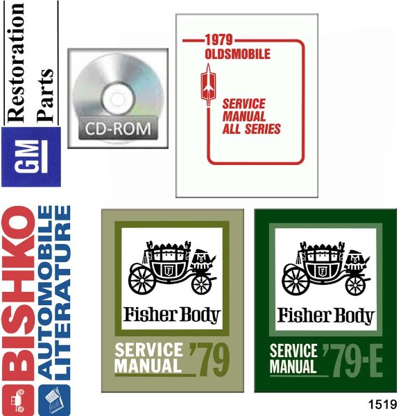 1979 Oldsmobile ALL MODELS FISHER BODY Factory Shop Service Manual