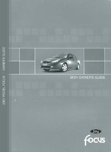 2004 Ford Focus Owner's Manual