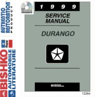 1999 Dodge Truck Durango Factory Shop Service Manual sample image