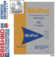 1961 Mopar Chrysler Desoto Plymouth Part Numbers Book PDF List Guide Interchange sample image