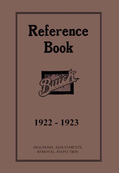 1922–1923 Buick All Models Factory Shop Service Manual