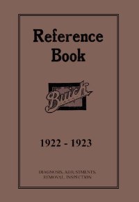 1922 1923 Buick Shop Service Repair Manual