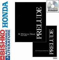 1994 HONDA PRELUDE Body, Chassis & Electrical Service Manual sample image