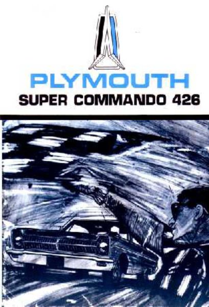 1965 Plymouth Super Commando 426 Owner's Manual
