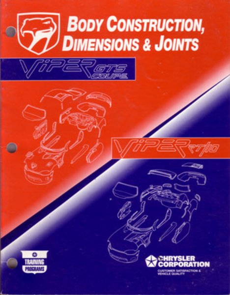 1996 Dodge Viper Factory Shop Service Manual