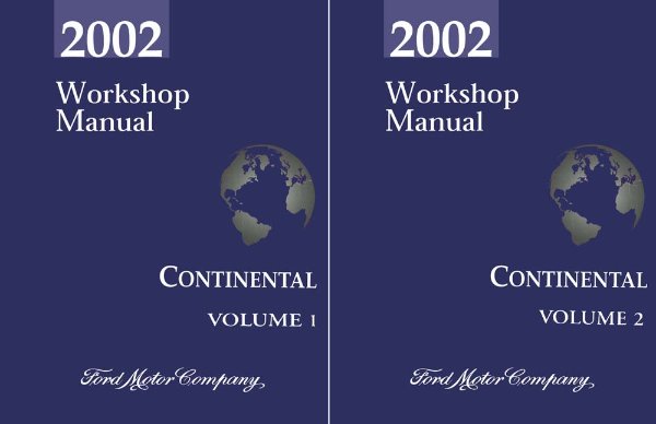 2002 Lincoln Continental Factory Shop Service Manual