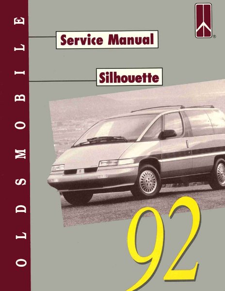 1992 Oldsmobile Silhouette Factory Shop Service Manual