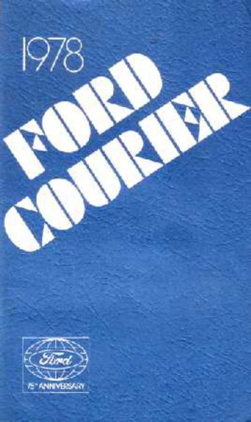 1978 Ford Courier Truck Owner's Manual