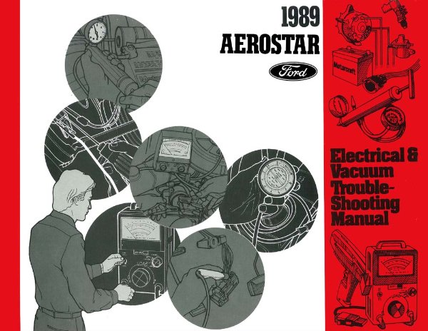 1989 Ford Truck Aerostar Wiring Diagrams Manual