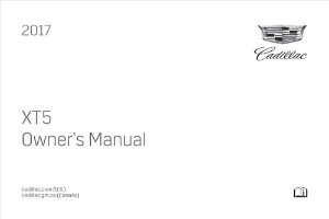2017 Cadillac XT5 Owner's Manual
