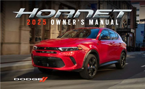 2025 Dodge Hornet Owner's Manual