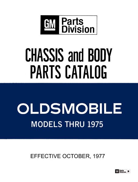 1965–1975 Oldsmobile All Models Parts Book