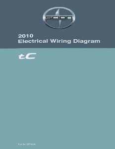 2010 Scion tC Wiring Diagrams Manual