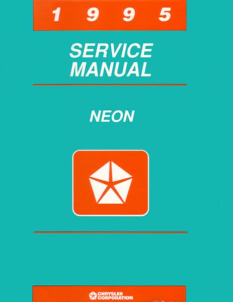 1995 Chrysler Neon Factory Shop Service Manual