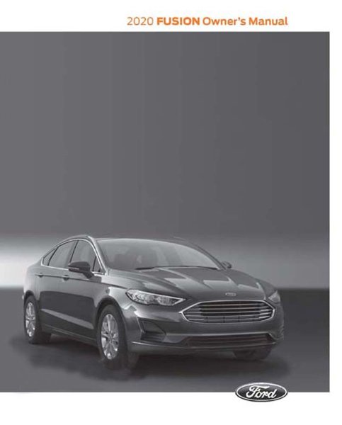 2020 Ford Fusion Owner's Manual