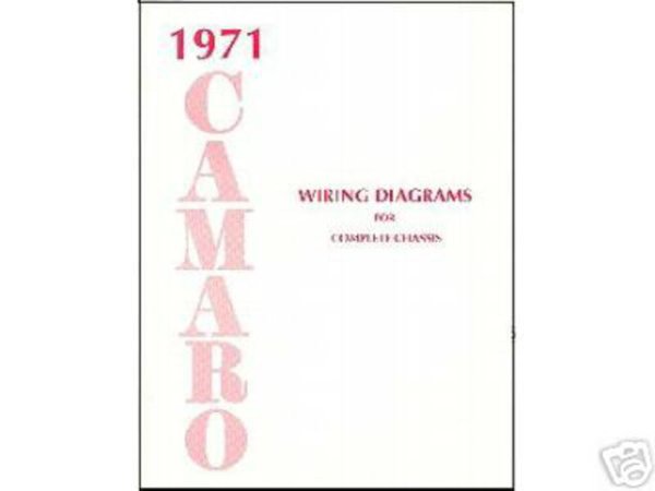 1971 Chevrolet Camaro Wiring Diagrams Manual
