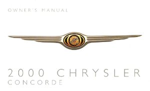 2000 Chrysler Concorde Owner's Manual