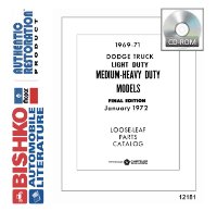1969 1970 1971 Dodge Light Duty Truck Parts Numbers List Guide PDF Interchange sample image