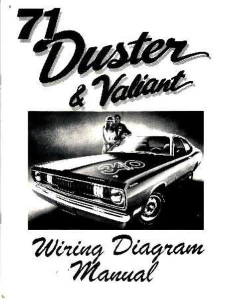 1971 Plymouth Duster, Valiant Wiring Diagrams Manual