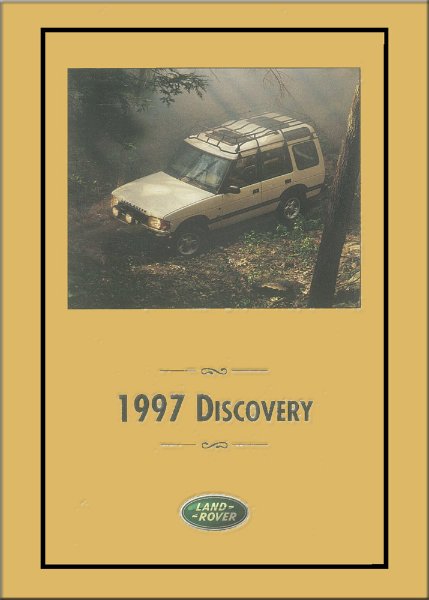 1997 Land Rover Discovery Owner's Manual