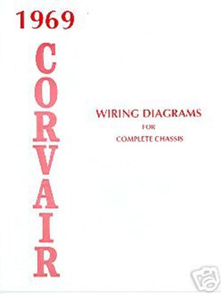 1969 Chevrolet Corvair Wiring Diagrams Manual
