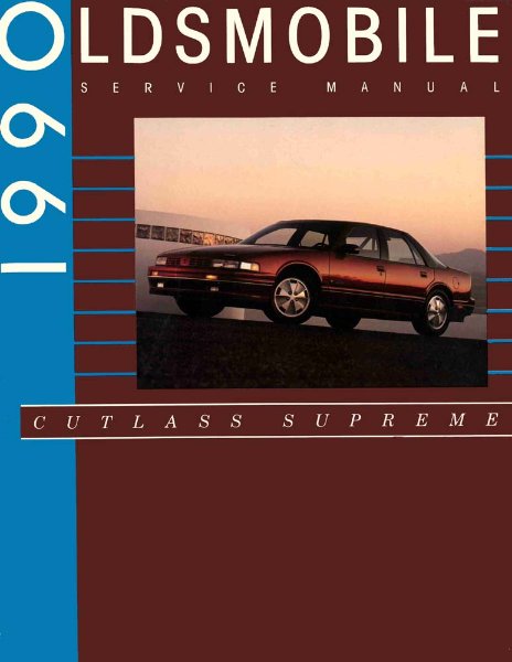 1990 Oldsmobile Cutlass Supreme Factory Shop Service Manual