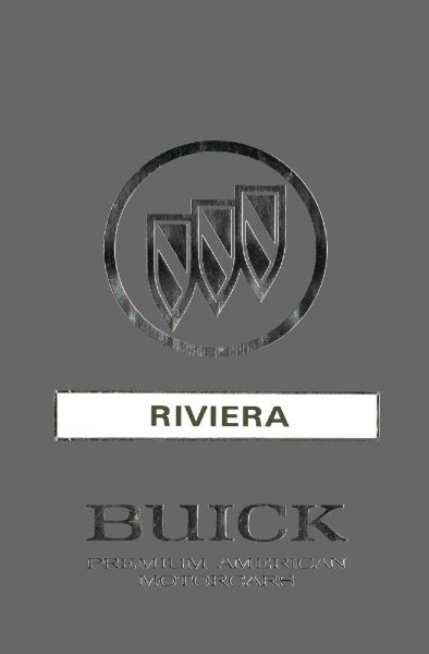 1992 Buick Riviera Owner's Manual