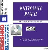 1947 1949 1952 1954 GMC Lt Duty Trucks Shop Service Repair Manual PDF Engine sample image