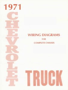 1971 Chevrolet Pickup Truck Wiring Diagrams Manual