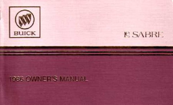 1986 Buick Lesabre Owner's Manual