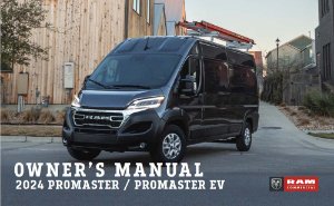 2024 Dodge Promaster and EV Owner's Manual