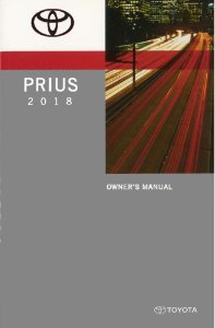 2018 Toyota PRIUS Owner's Manual