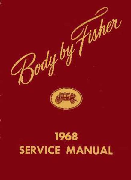 1968 Buick Cadillac Chevrolet Body Shop Service Repair Manual Book Engine