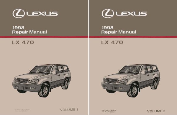 1998 Lexus LX 470 Factory Shop Service Manual