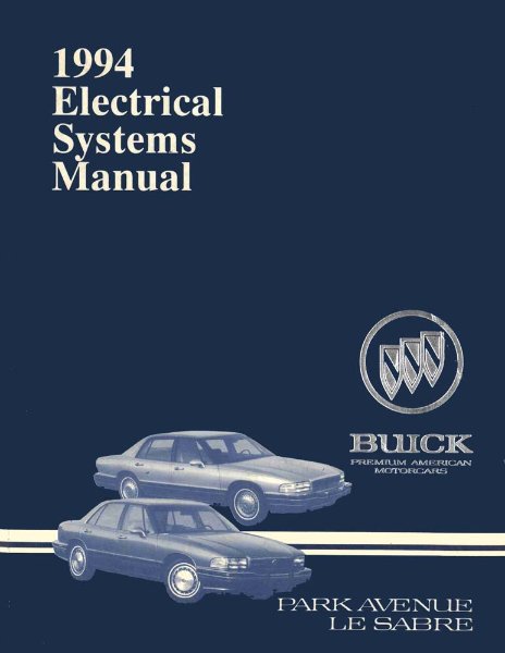 1994 Buick Le Sabre, Park Avenue Wiring Diagrams Manual