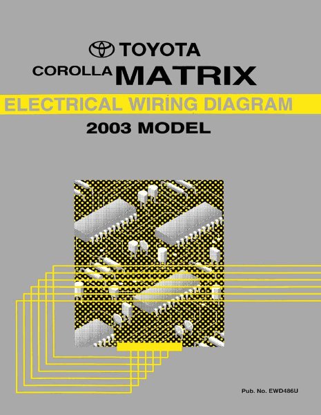 2003 Toyota Corolla Wiring Diagrams Manual