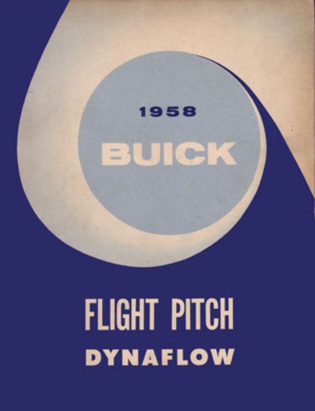 1958 Buick Flight Pitch Dynaflow Factory Shop Service Manual