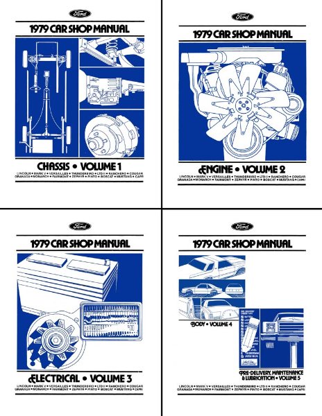 1979 Ford Ford Lincoln Mercury Factory Shop Service Manual