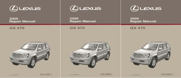 2009 Lexus GX 470 Factory Shop Service Manual