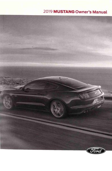 2019 Ford Mustang Owner's Manual